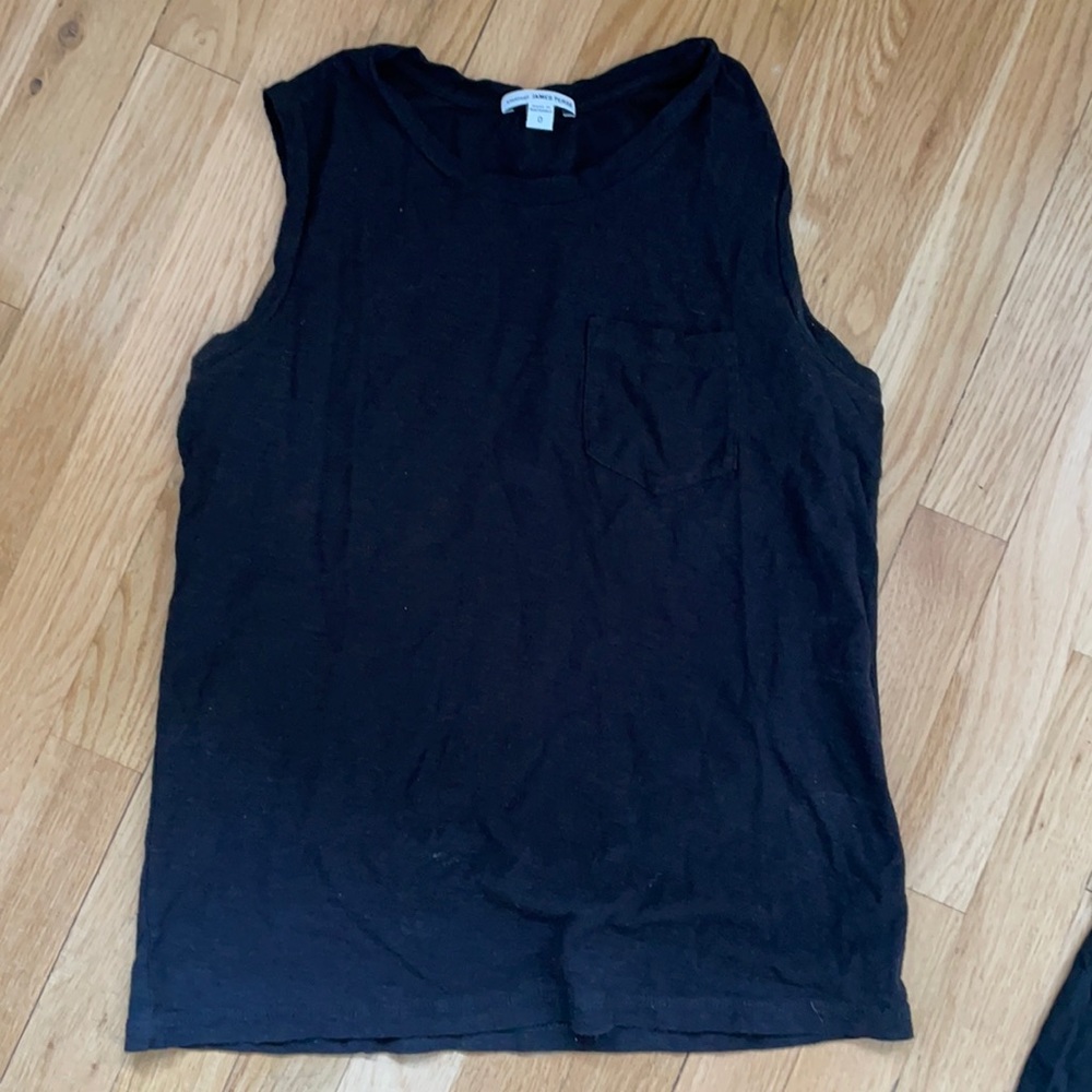 James Perse muscle t. Black